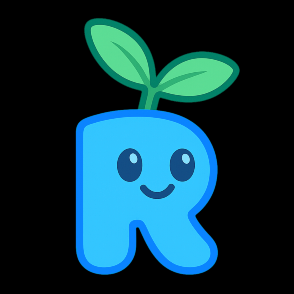 Resolutely app icon, dark
