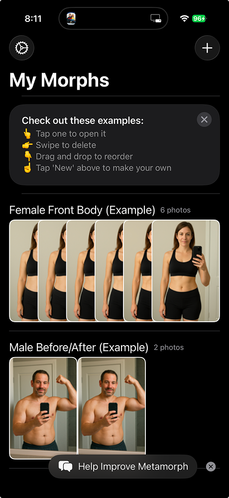 Metamorph app screenshot