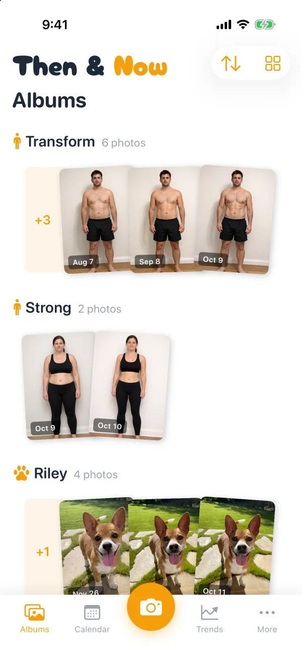 Then & Now app screenshot