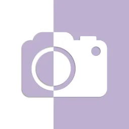 Then & Now app icon, Lilac