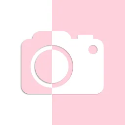 Then & Now app icon, Pink