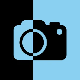 Then & Now app icon, Sky, dark