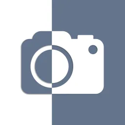 Then & Now app icon, Slate