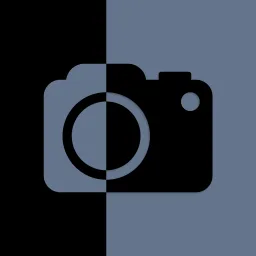 Then & Now app icon, Slate, dark