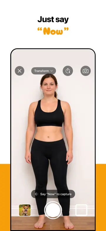 Just say "Now": the voice timer